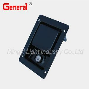 50015CS pagaia maniglia serratura, serratura a cilindro, rimorchio fermo con gancio bullone, guarnizione disponibile versione in acciaio inossidabile in polvere nera Coatted Standard su richiesta