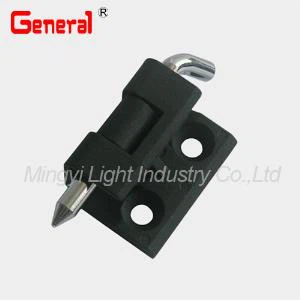 90022 Armadio cerniera cerniera, rivestita di nero. Openning di 180 gradi.